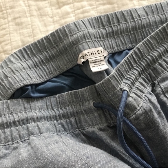 Athlete linen wide leg pants - Picture 1 of 6